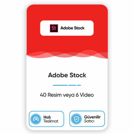Adobe Stock 25 Görsel / 3 Video