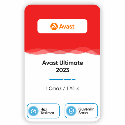 Avast Ultimate 2023 – 1 Yıllık
