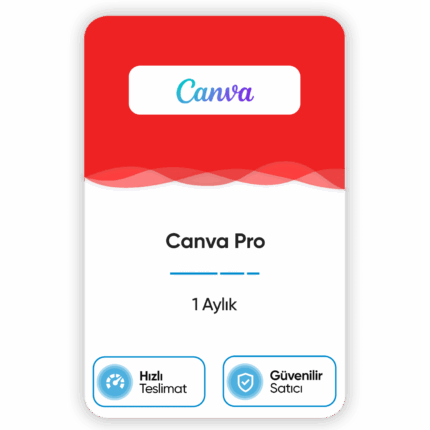 Canva Pro – 1 Aylık