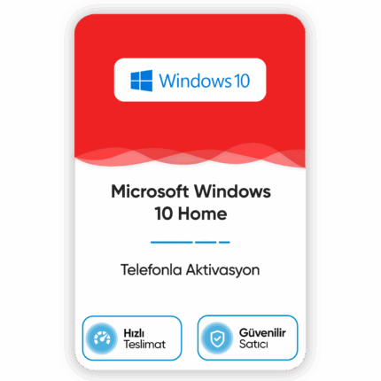 Windows 10 Home – Telefon Aktivasyon