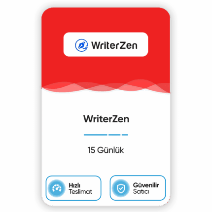 WriterZen 15 Günlük